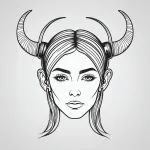 headband with horns image